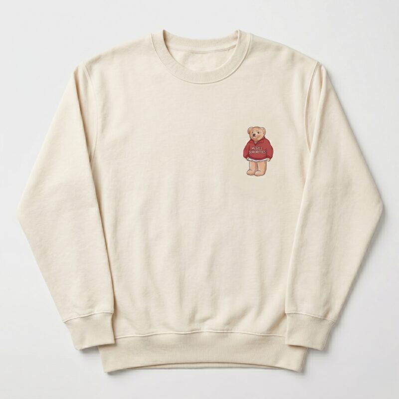 Custom printed crewneck - McGill Sororities